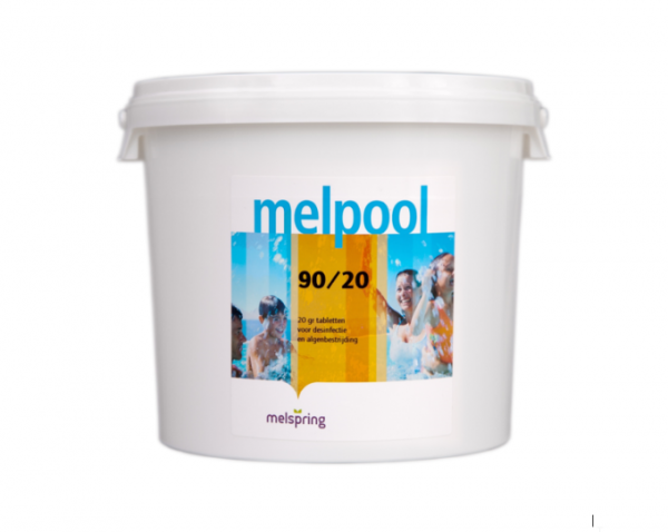 Melpool chloortabletten 90-20 5 kg